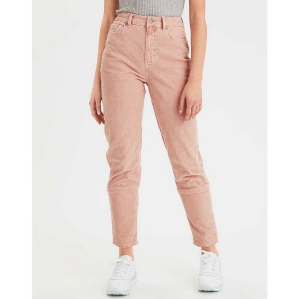 NEW American Eagle Plus Size Corduroy Super Stretch Mom Jeans
